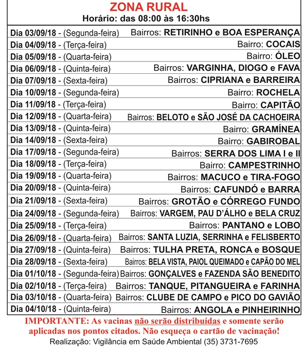 Campanha Antirrabica 2018