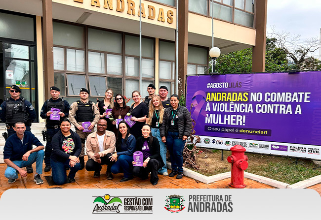 Blitz educativa reforça combate à violência contra a mulher em Andradas