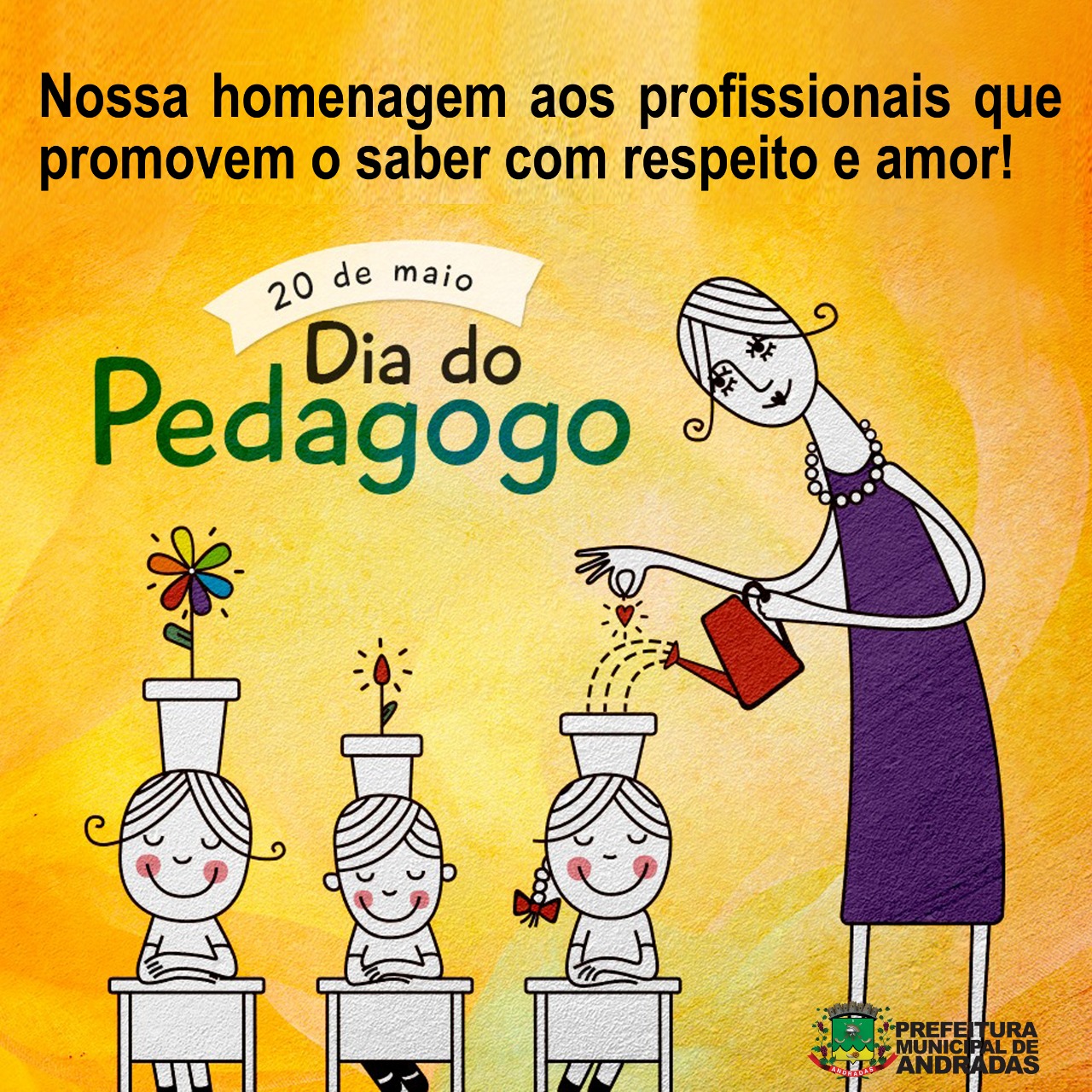 20 DE MAIO DIA DO PEDAGOGO