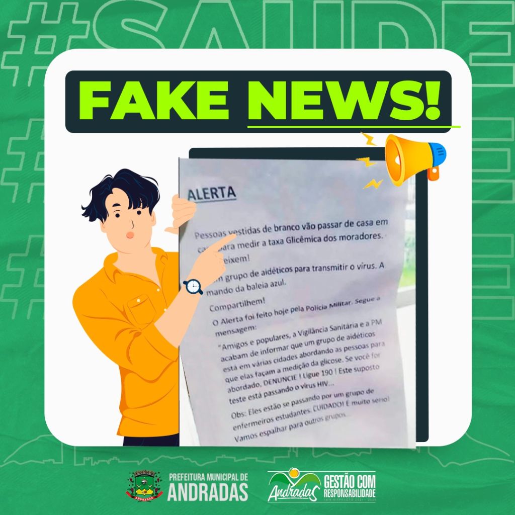 Alerta Fake News  Prefeitura Municipal de Guanhães